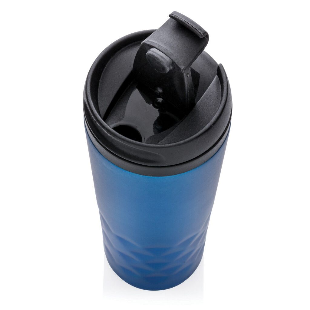Geometrischer Becher - blau-603