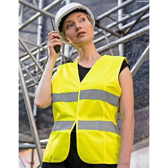 Ladies Fit Hi-Vis Safety Vest Frankfurt - signal yellow-230