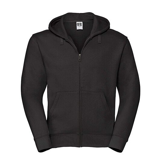 Men's Authentic Zipped Hood Jacket - black - M-12