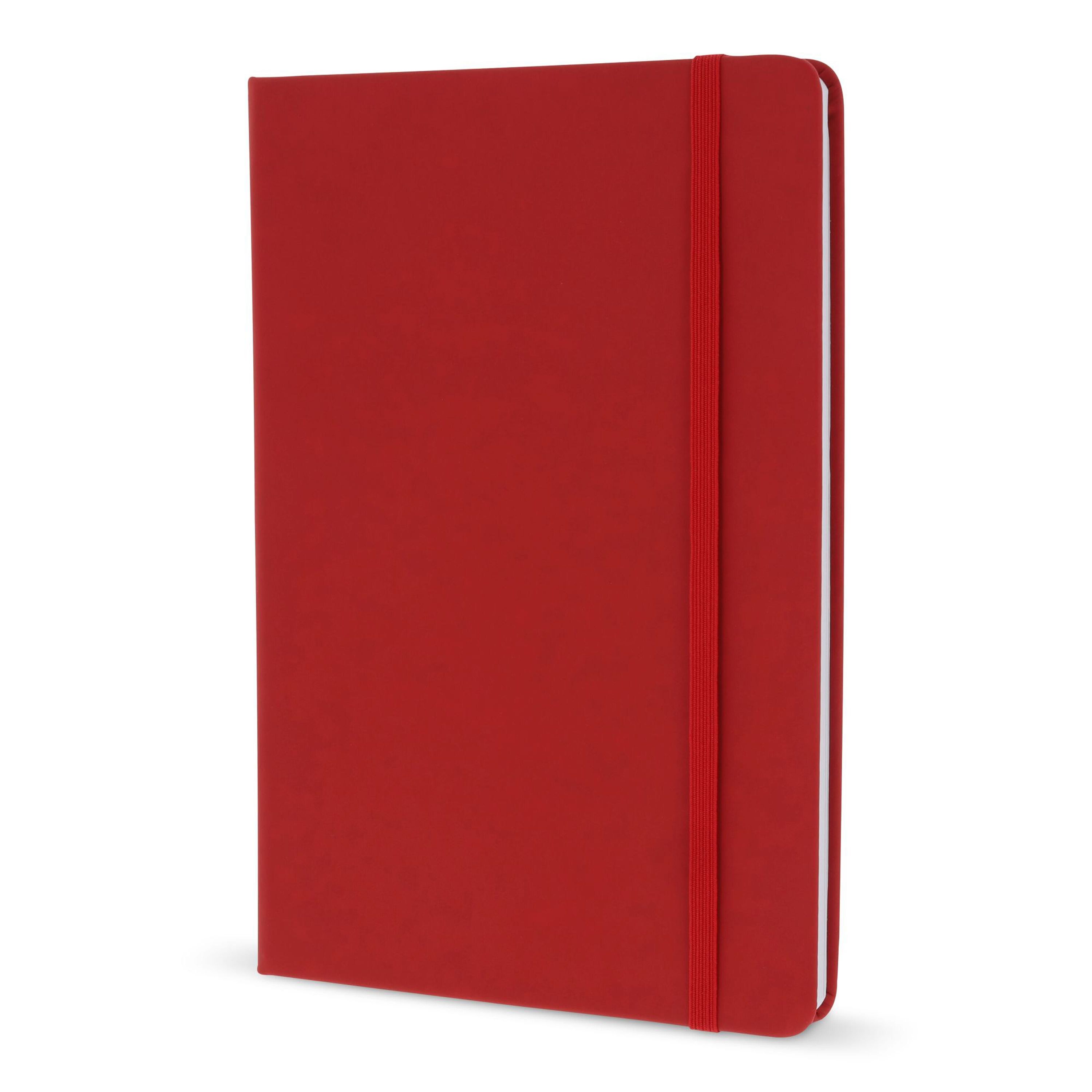 Notizbuch A5 aus PU - rot-731