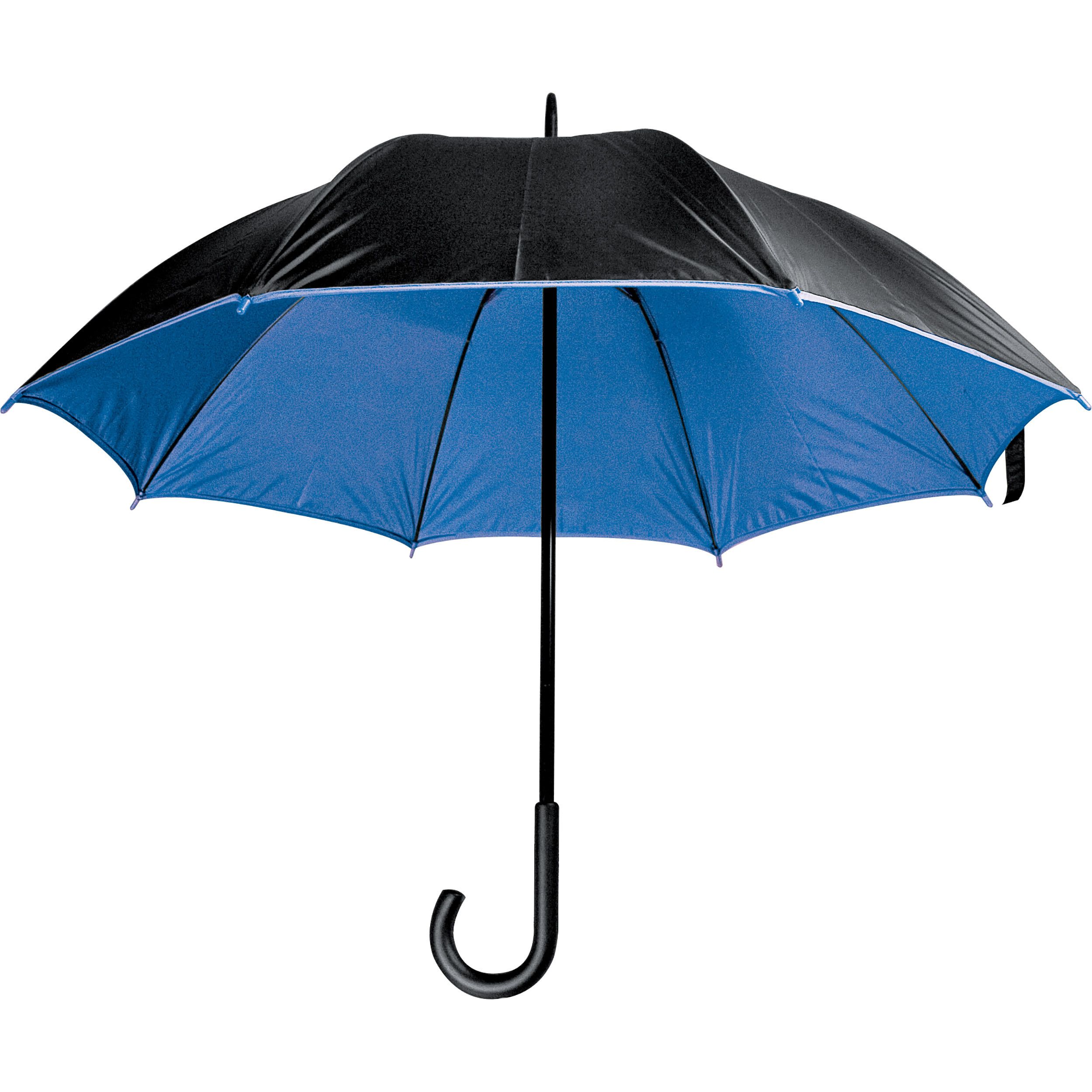 Luxuriöser Regenschirm mit doppelter Bespannung - blau-289