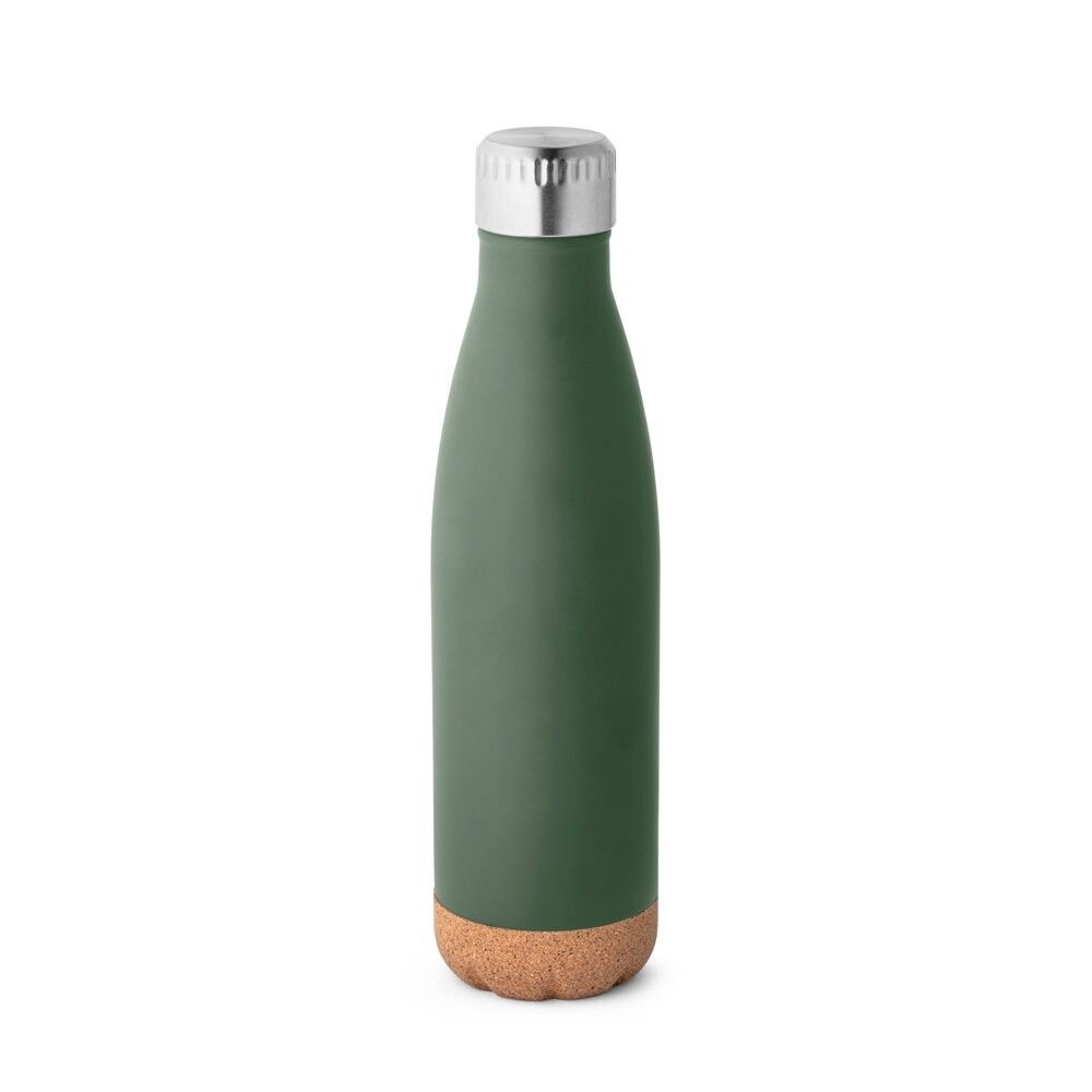 SOLBERG Thermoskanne aus Edelstahl und Korkboden, 560 ml - schwarz ...