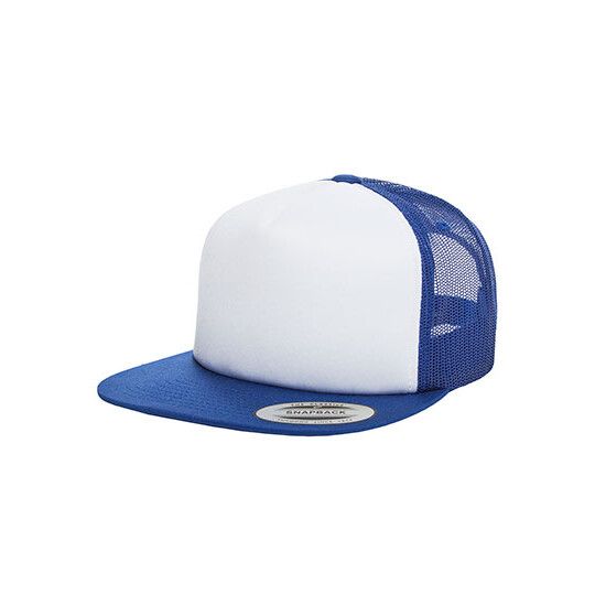Foam Trucker With White Front - royal - white - royal-677