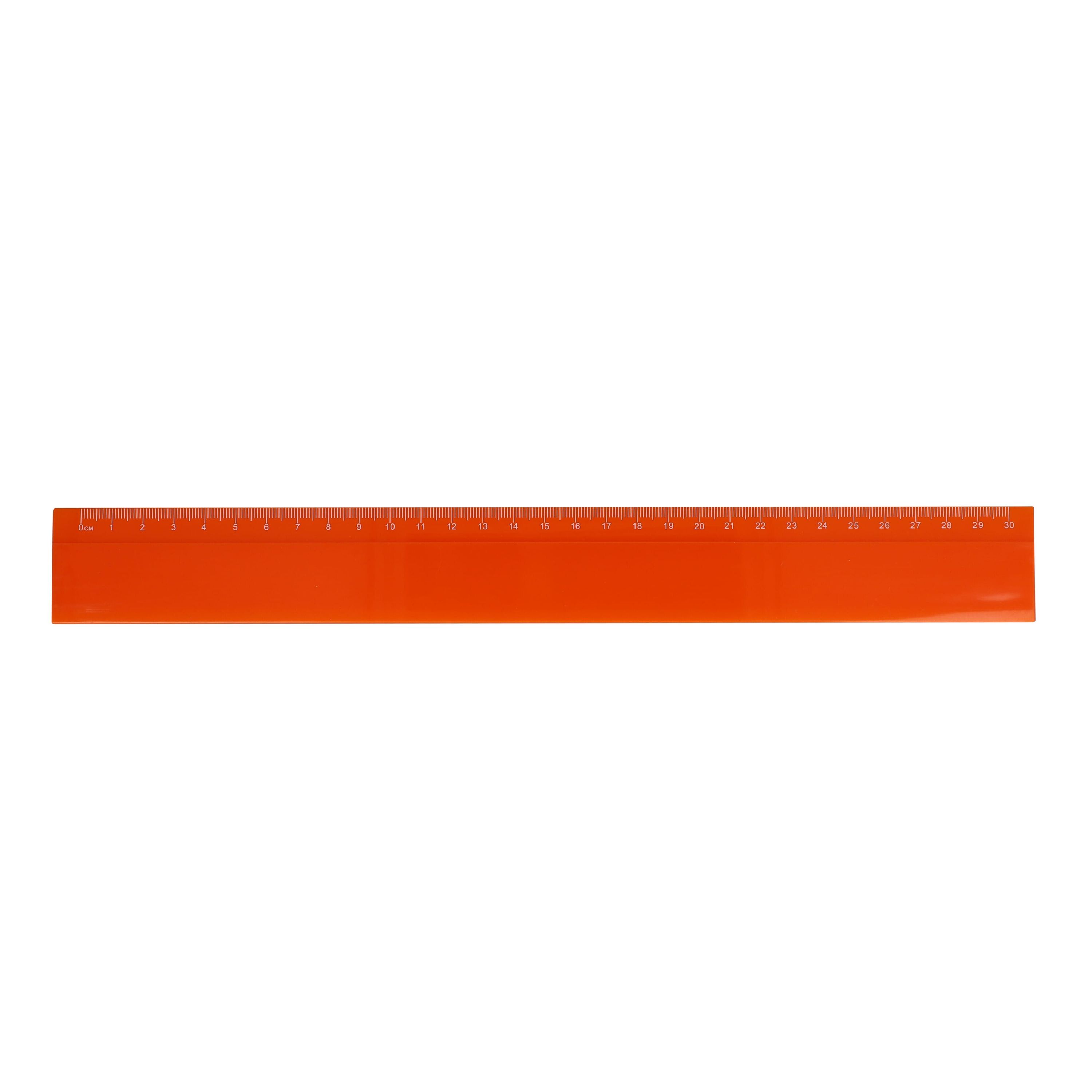Lineal 30cm  - orange-443