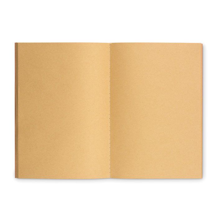 DIN A5 Notizbuch mit Pappcover MID PAPER BOOK - beige-639