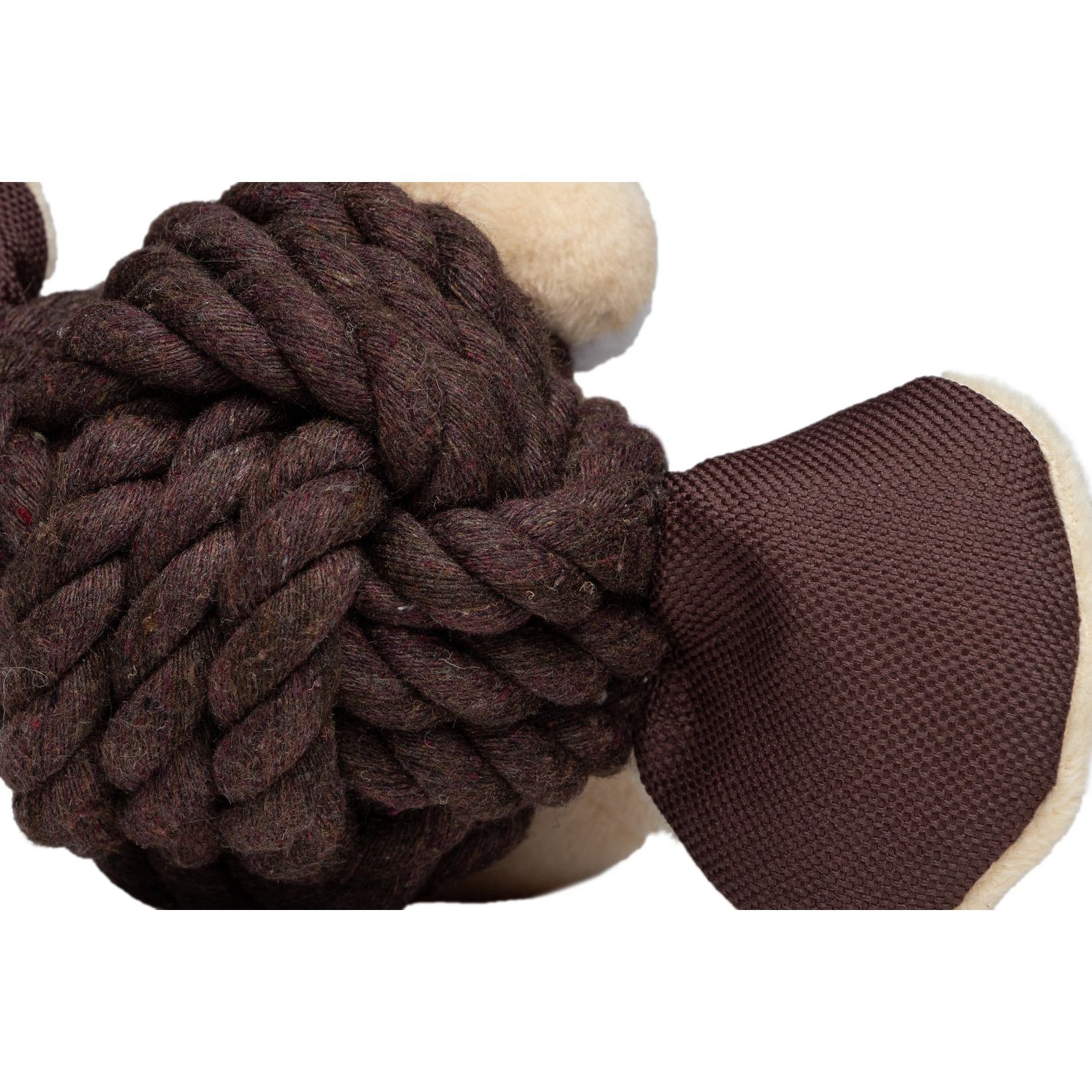 MiniFeet® Hundespielzeug Knotentier Affe - braun-264
