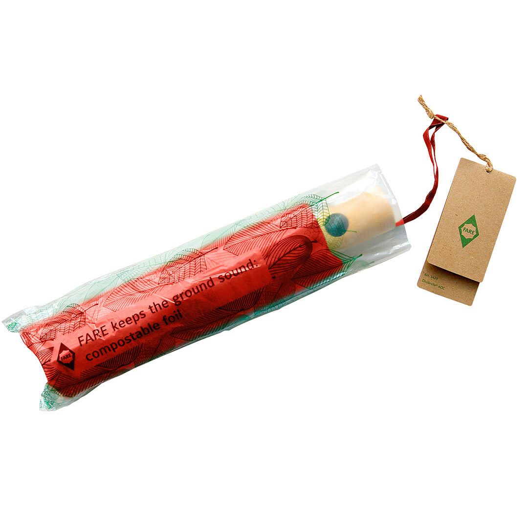 AOC-Taschenschirm ÖkoBrella mit waterSAVE® Bezug Ø98 cm - rot-458