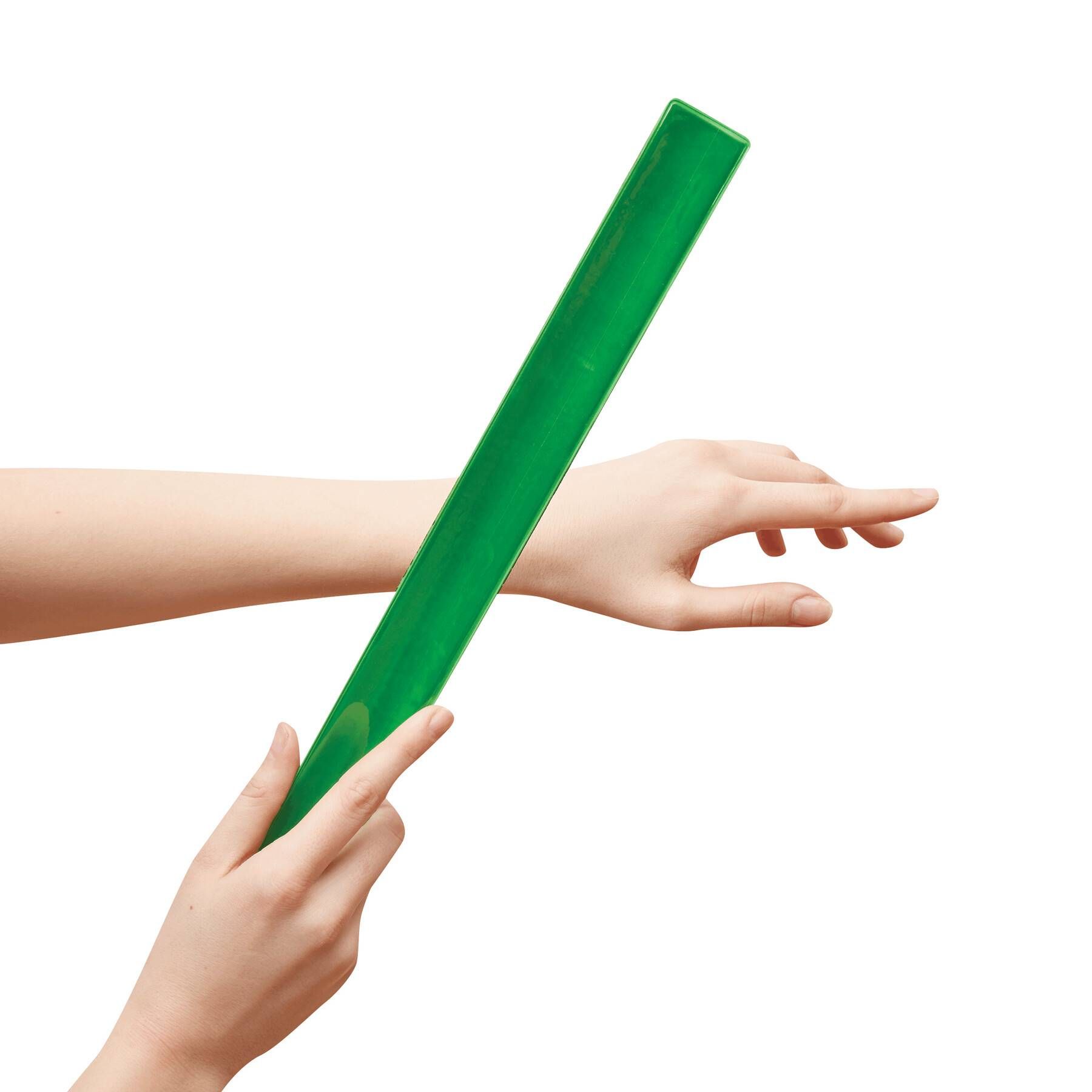 Flexibles Reflexband SEE YOU - grün-877