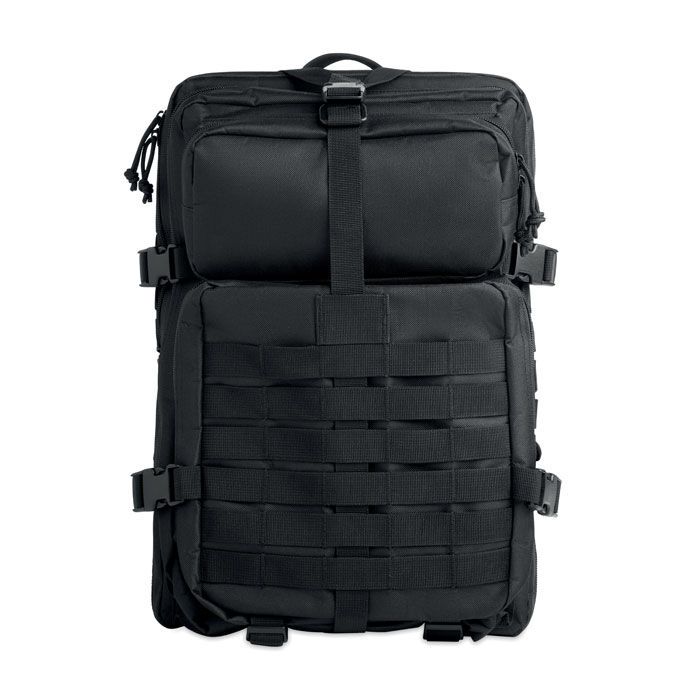 Outdoor-Rucksack 600D RPET CARRYCONFI - schwarz-34
