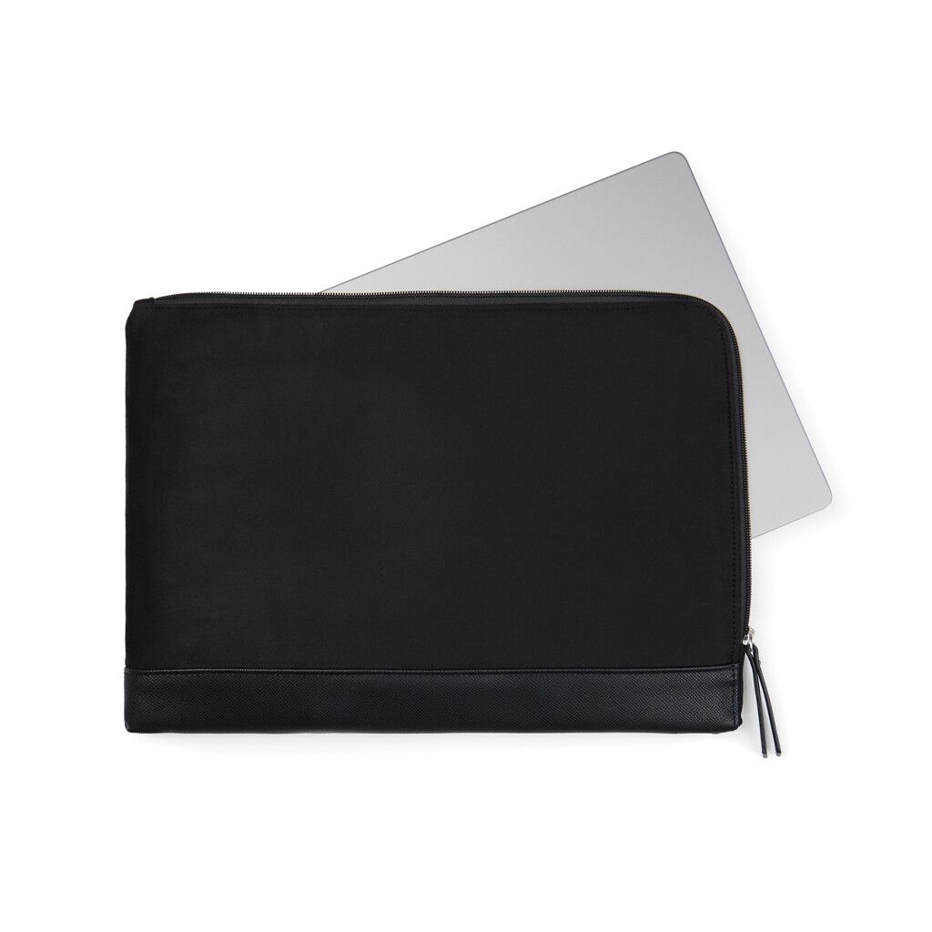 VINGA Marlow 16" Laptop Sleeve aus RCS recyceltem Polyester - schwarz-206