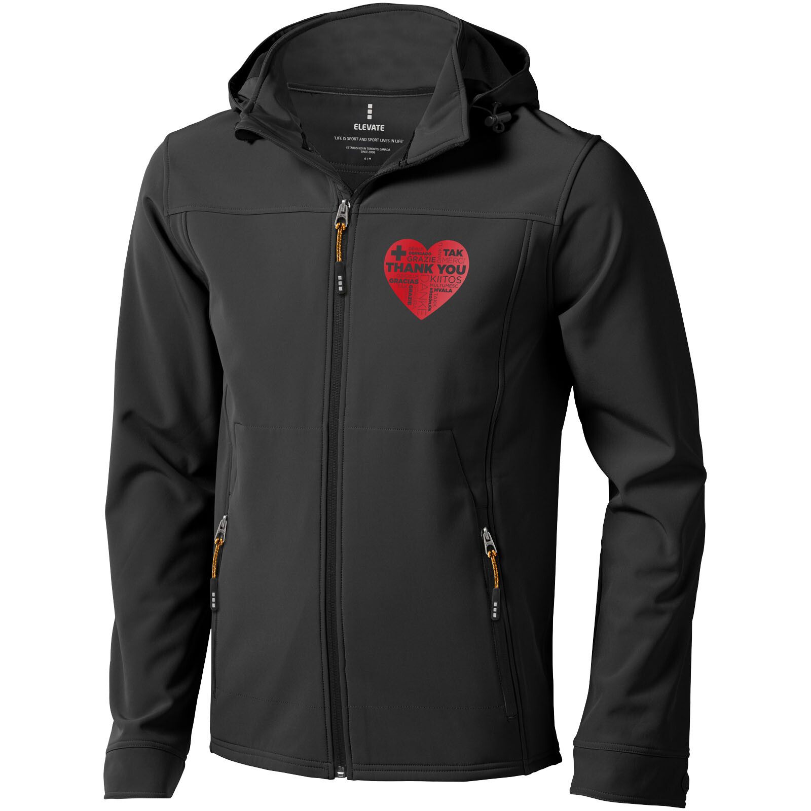 Langley Softshelljacke für Herren - anthrazit - S-606