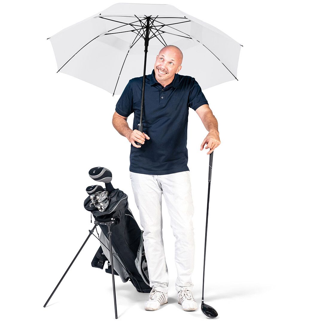 AC-Golf-/Gästeschirm Fibermatic XL Vent Ø133 cm - weiß-67