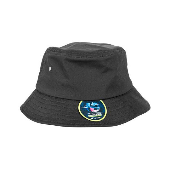 Nylon Bucket Hat - black-993