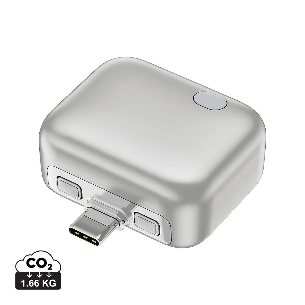 ChargeGuard RCS USB-C-Adapter mit automatischer Abschaltung - silber-654