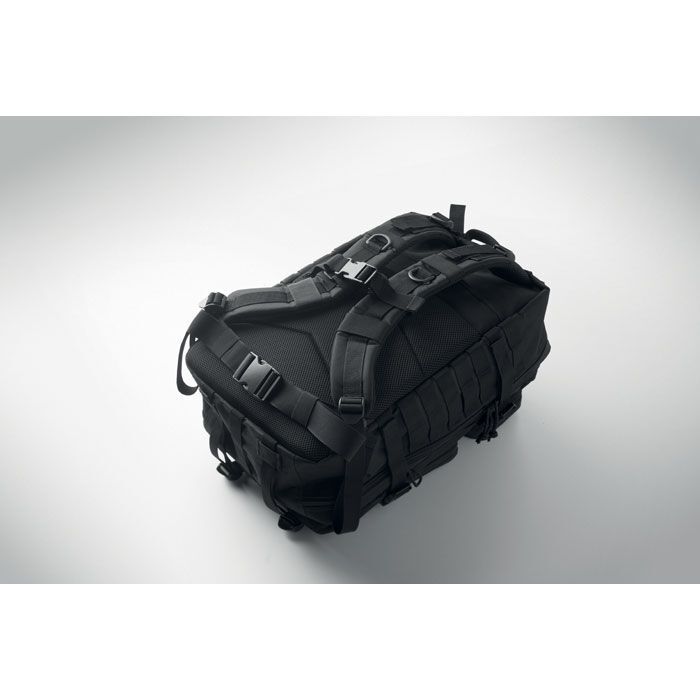 Outdoor-Rucksack 600D RPET CARRYCONFI - schwarz-395