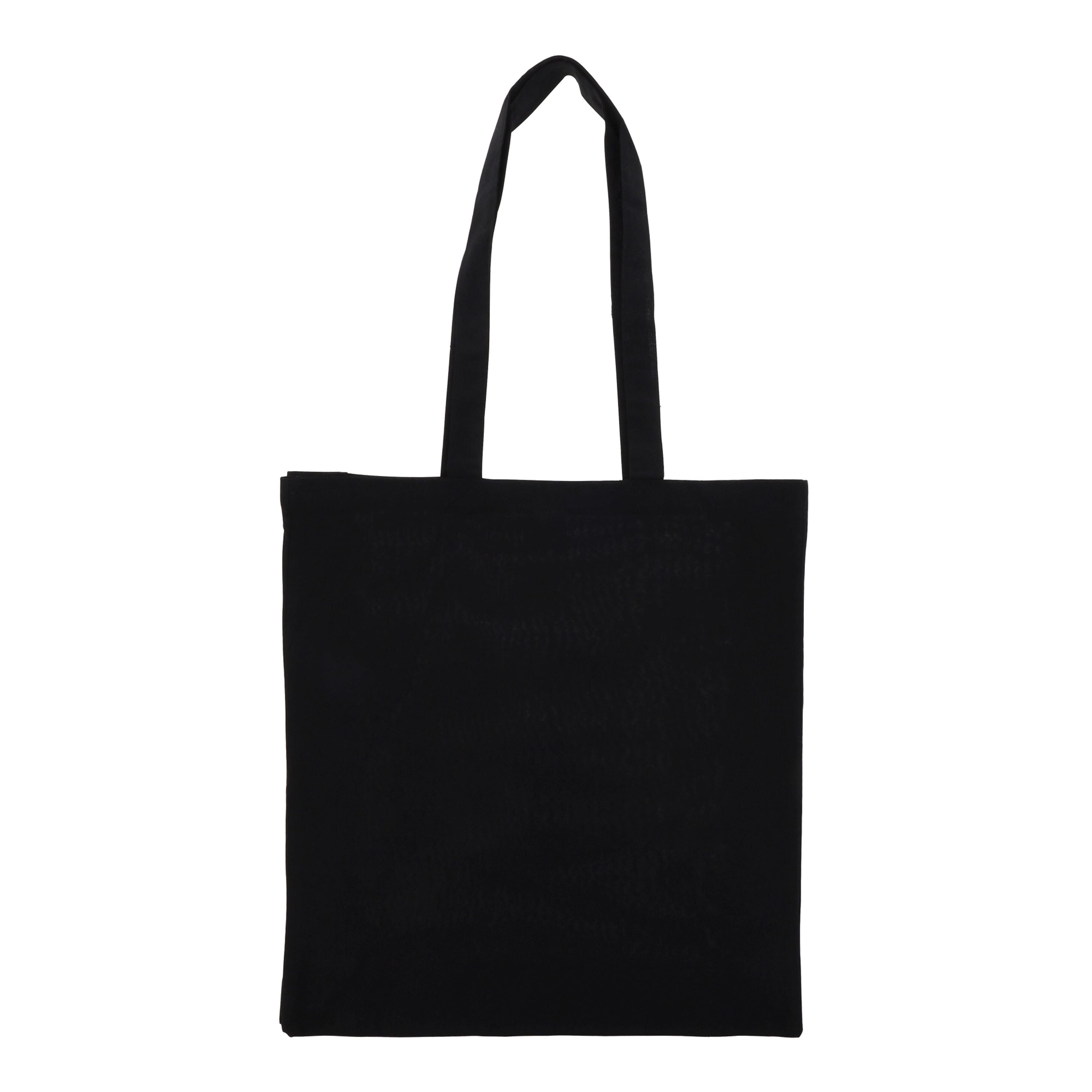 Tasche aus recycelter Baumwolle 140g/m² 38x10x42cm - schwarz-551