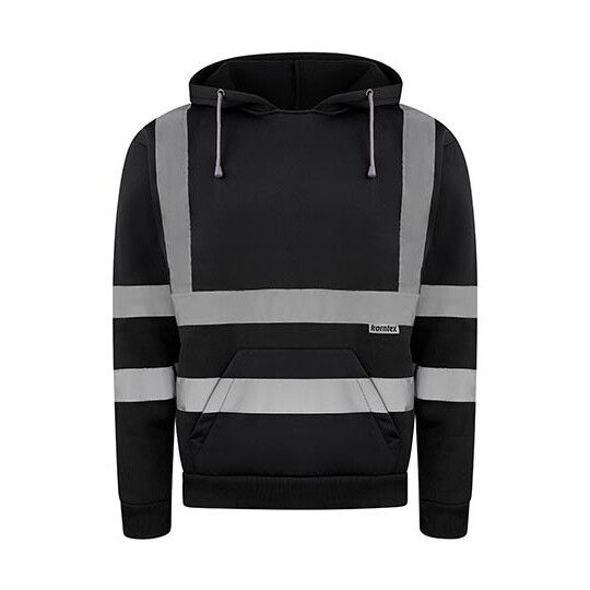 Hi-Vis Workwear Hoody Cork - black-69