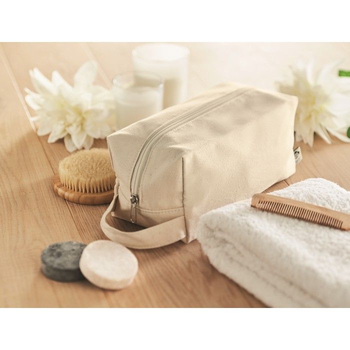 Kosmetiktasche aus Jute für die Wellness-Branche und Kosmetikstudios.