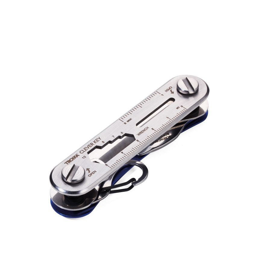 Troika Schlüssel Organizer Troika CLEVER KEY - blau - silber-748