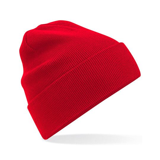 Organic Cotton Original Cuffed Beanie - classic red-430