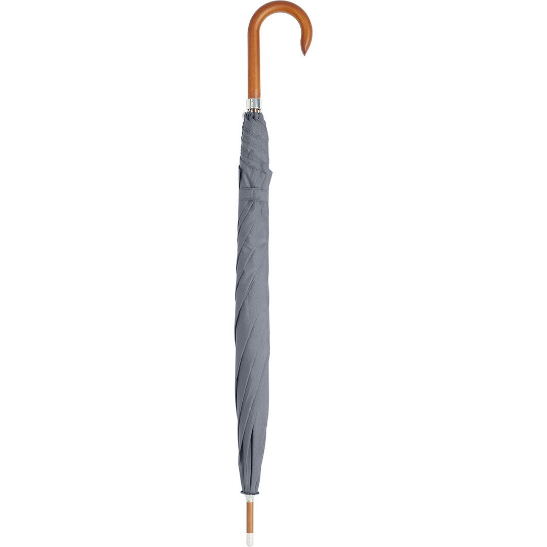 AC-Holz-Gästeschirm FARE® Collection mit waterSAVE® Bezug Ø120 cm - grau-401