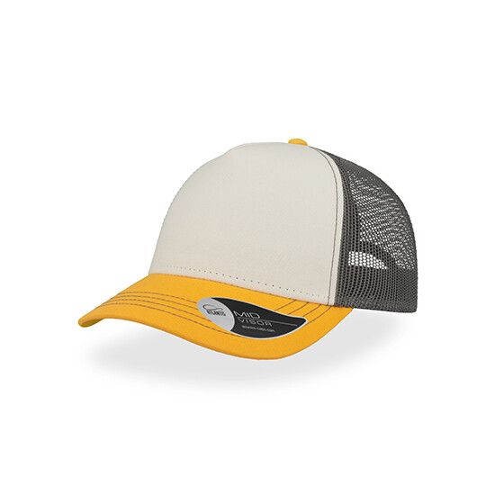 Rapper Canvas Cap - white - gold - dark grey-883