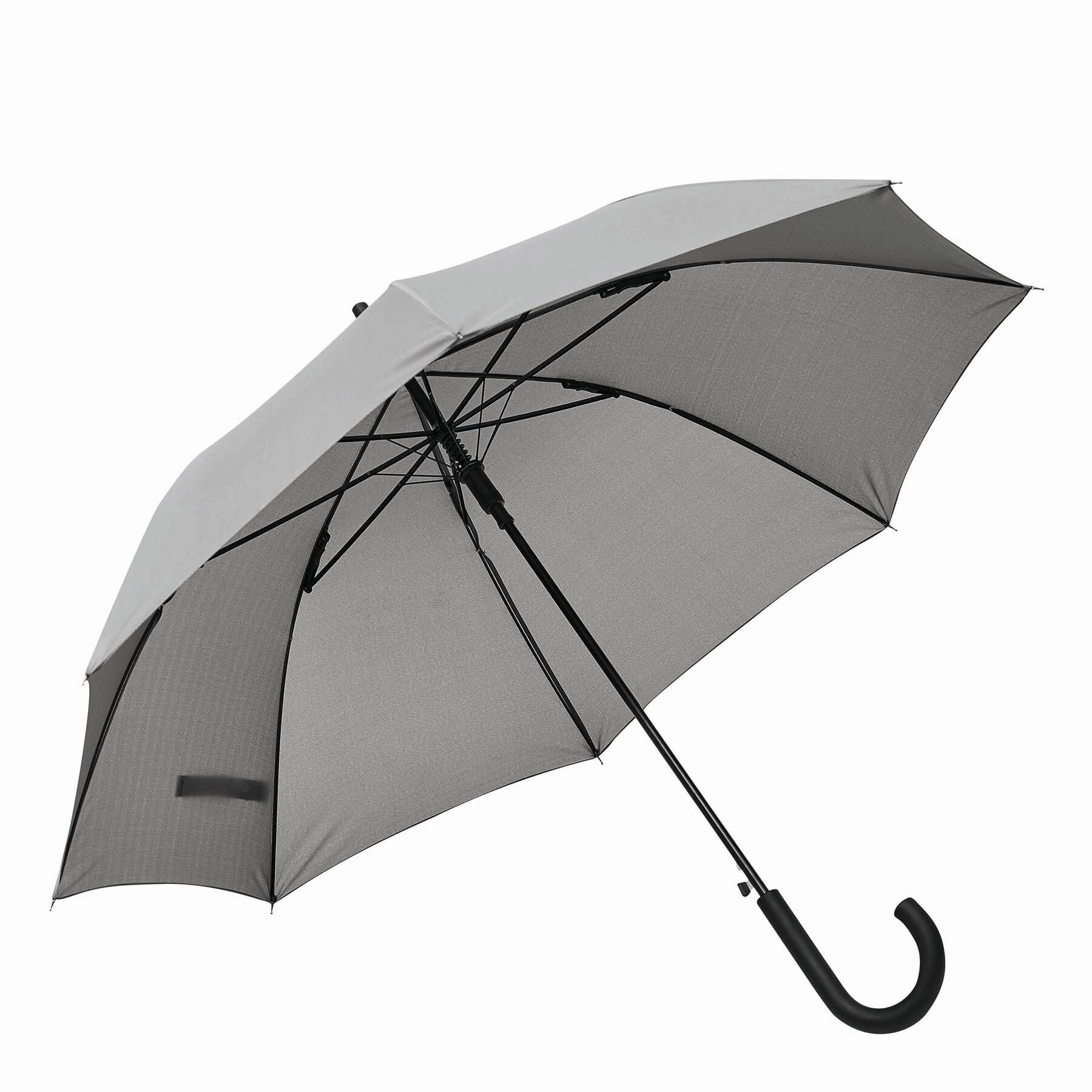 Windproof-Stockschirm WIND - hellgrau-704
