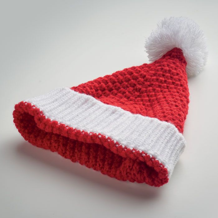Weihnachtliche Strickmütze AURIGA - rot-690