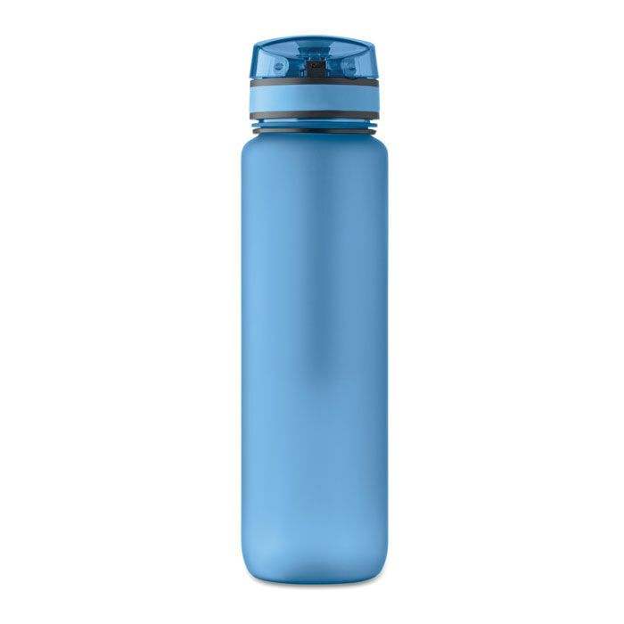 Sport-Trinkflasche RPET 1L ISFORDEN MARK - transparent hellblau-367