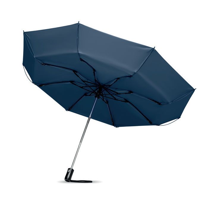 Reversibler Regenschirm DUNDEE FOLDABLE - blau-333