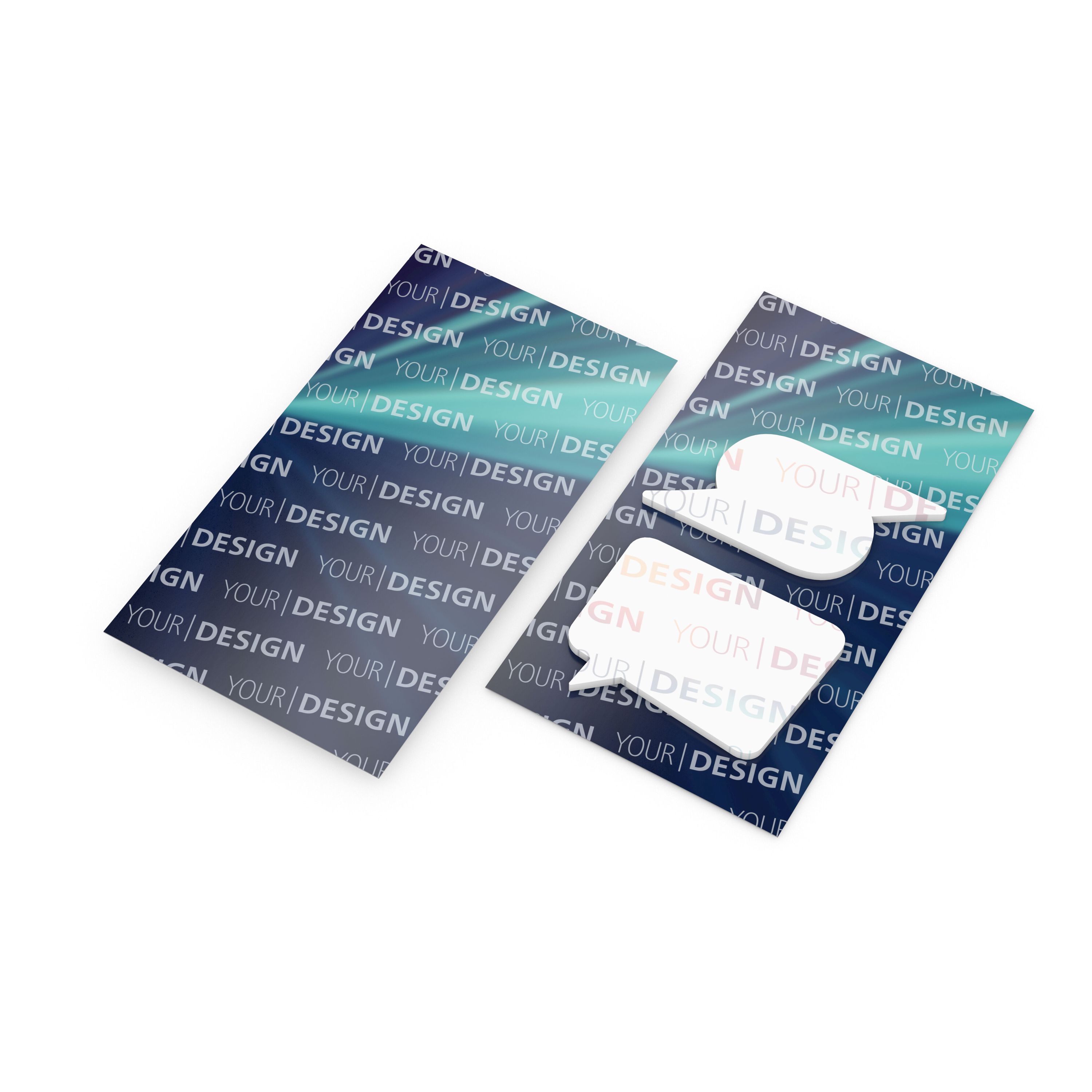 Haftnotiz-Karte Note-Card Form, Blitz – Sprechblase-964