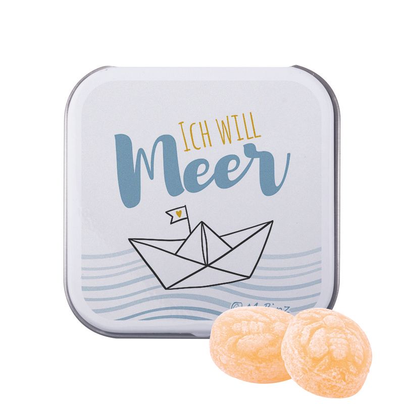 Dose Quadratisch, Honigbienen Bonbons-481