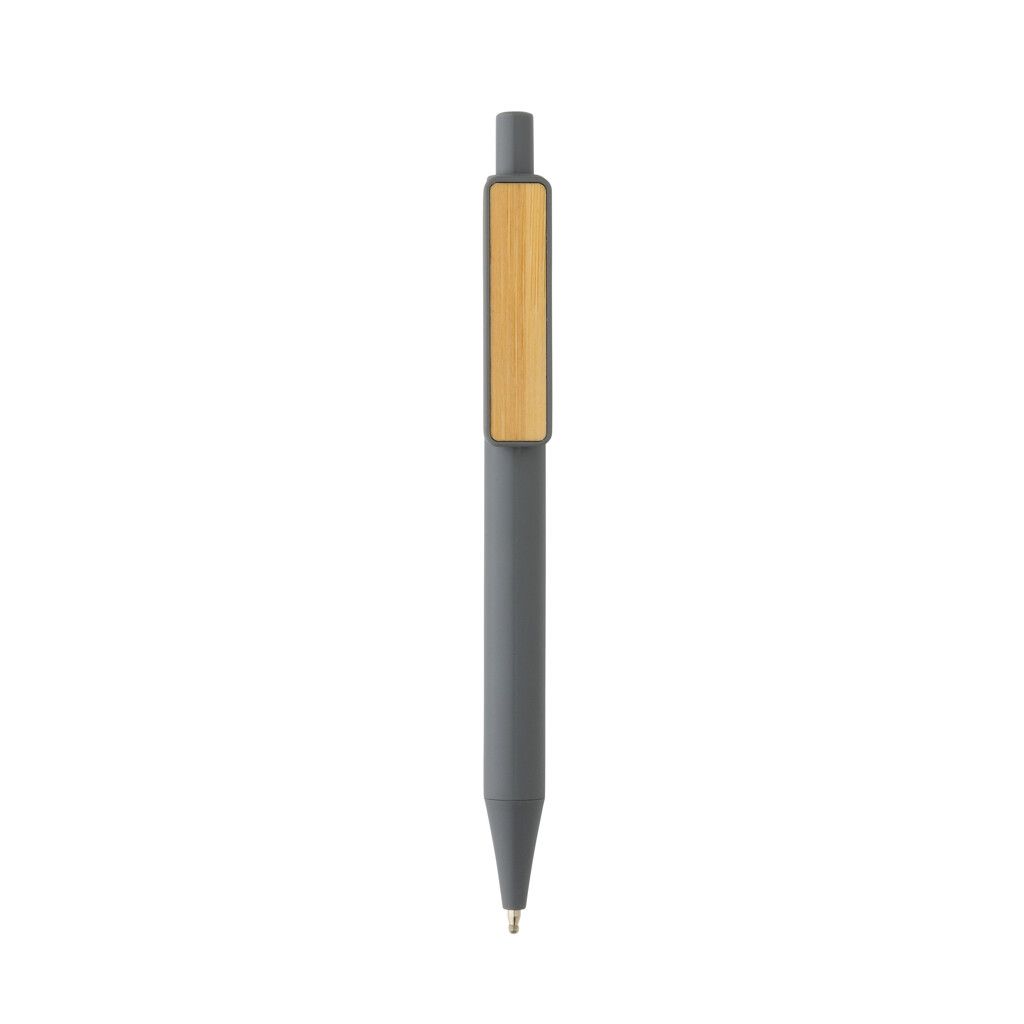 GRS rABS Stift mit Bambus-Clip - grau-7