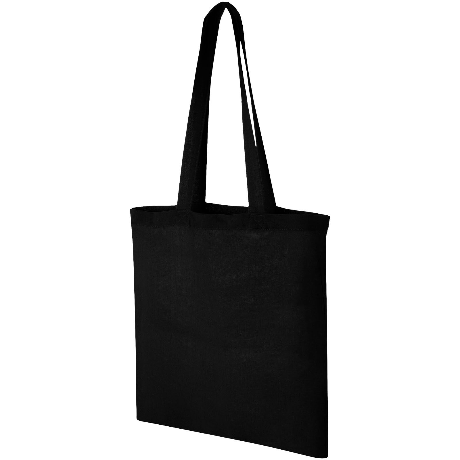 Carolina 100 g/m² Baumwoll Tragetasche 7L - schwarz-186