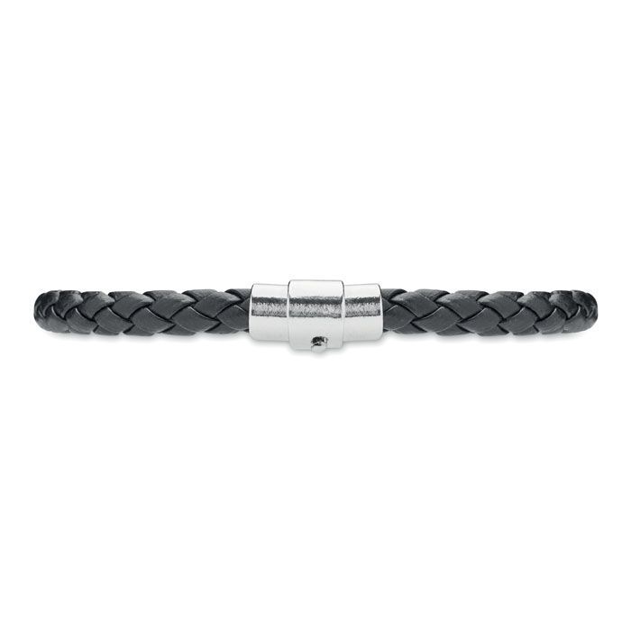 Geflochtenes Armband 18 cm FAULETI - schwarz-777