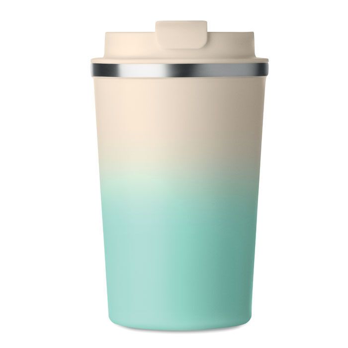 Doppelwandiger Becher 350 ml BRACE GRADIENT - mintgrün-251