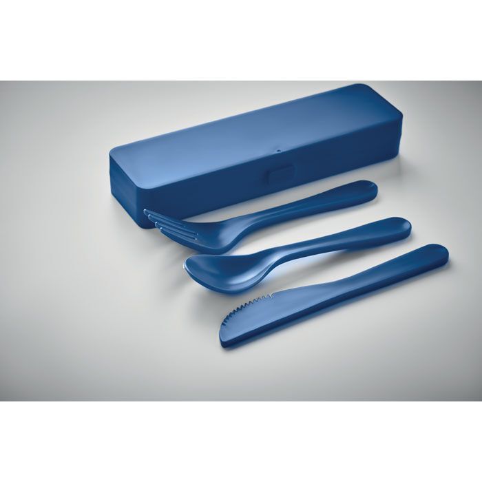 Besteck-Set PP RIGATA - blau-963