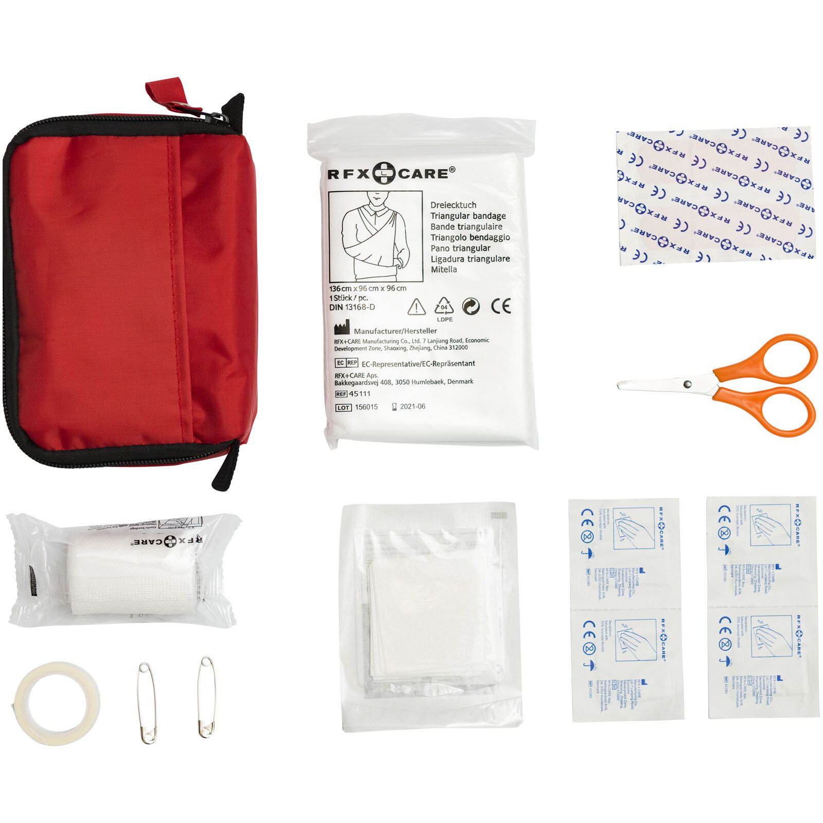 Save-me 19-teiliges Erste-Hilfe-Set - rot-367