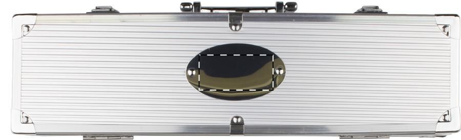 Veredelungsposition Metallplättchen
