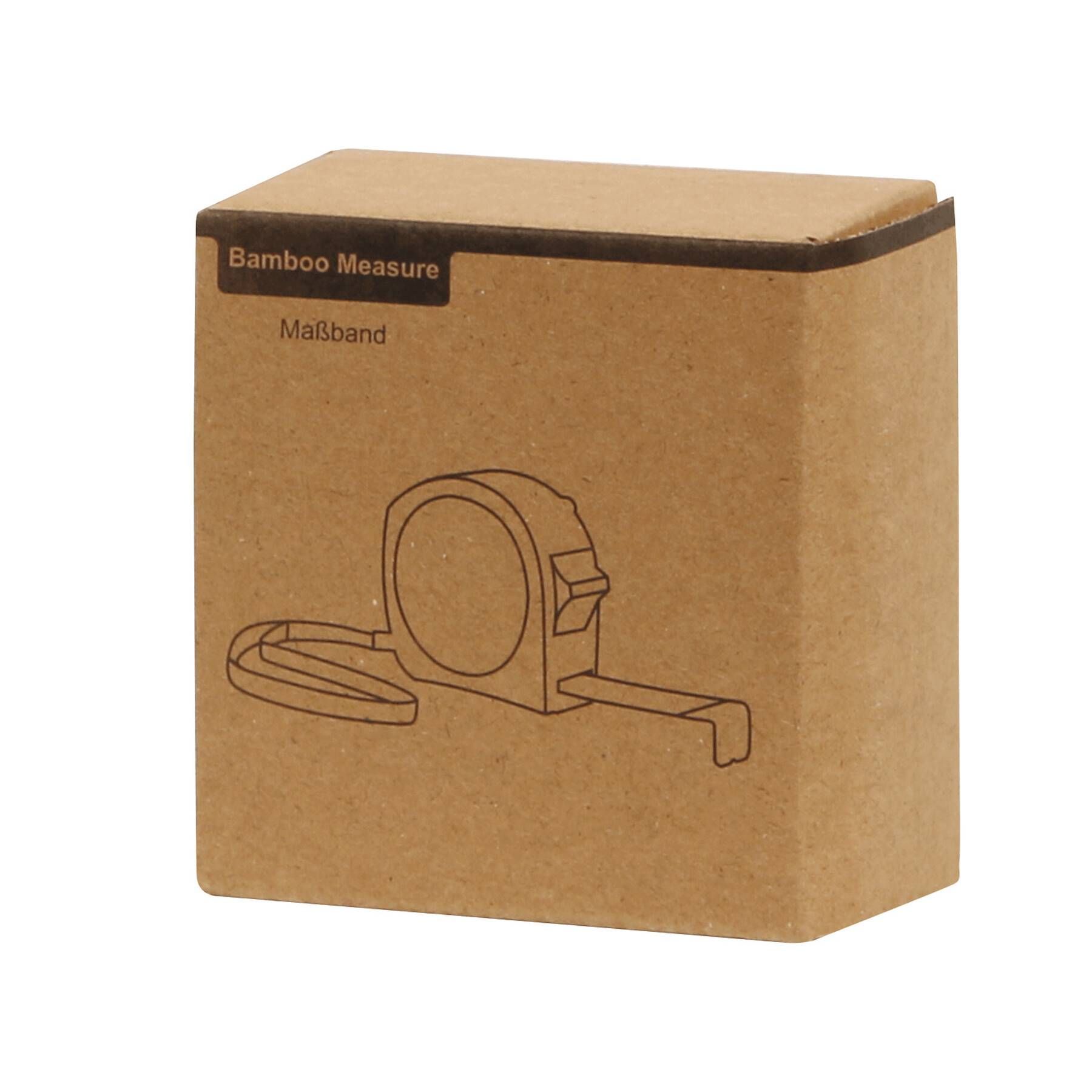 Maßband BAMBOO MEASURE - braun - schwarz-424