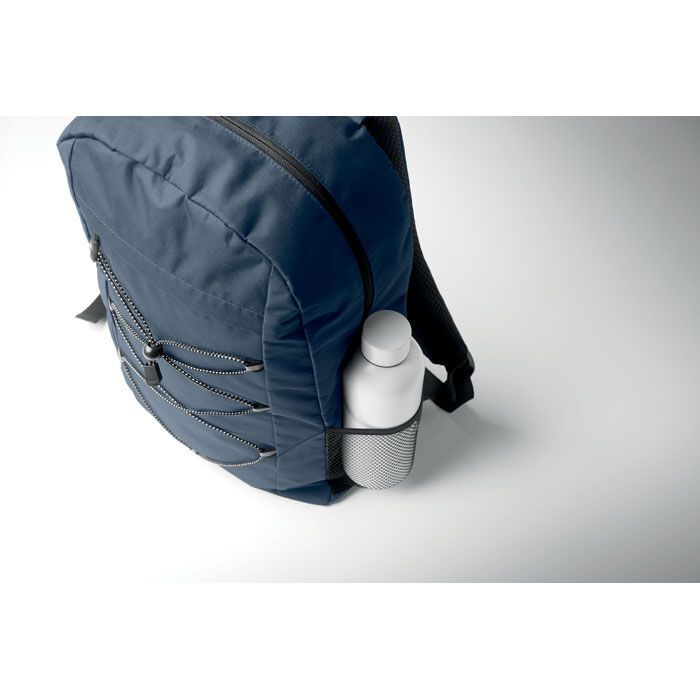 Rucksack 600D RPET Polyester HIGE - marineblau-394