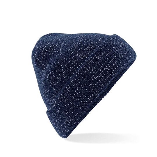 Reflective Beanie - french navy-79