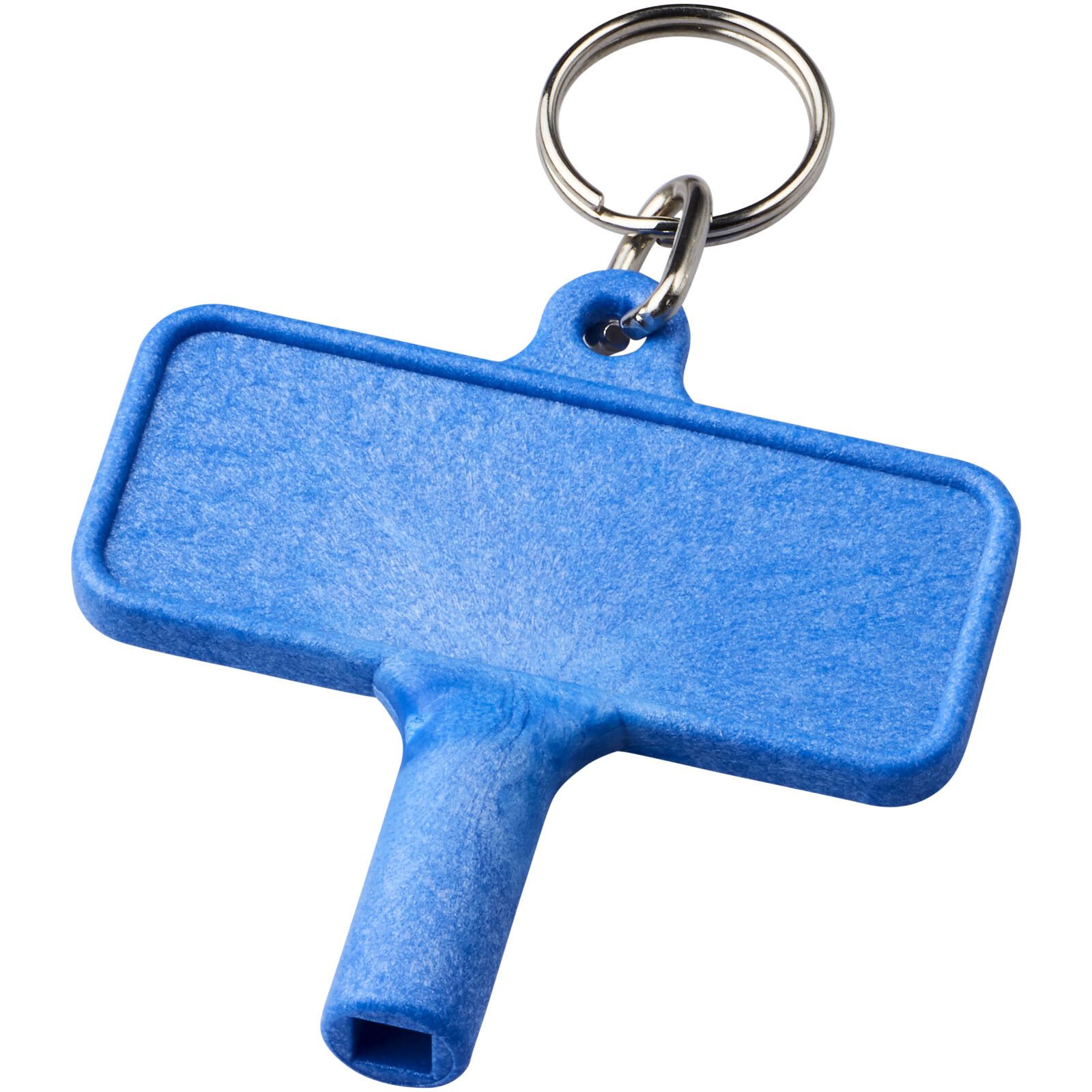 Largo Kunststoff Heizkörperschlüssel mit Schlüsselanhänger - blau-63