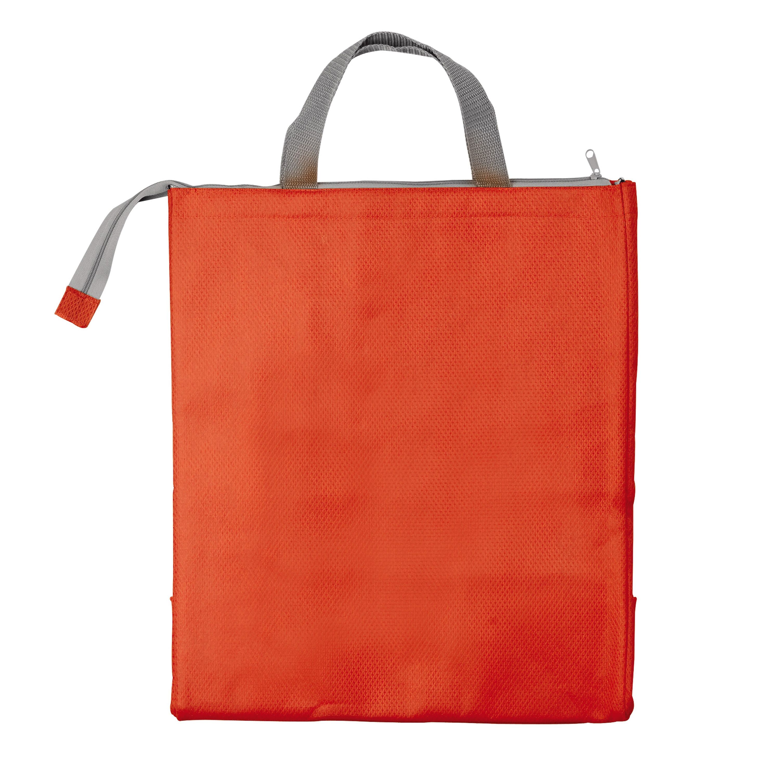 Große Kühltasche aus Non Woven 32.5 x 19.5 x 39 cm, 100 g/m² - rot-272