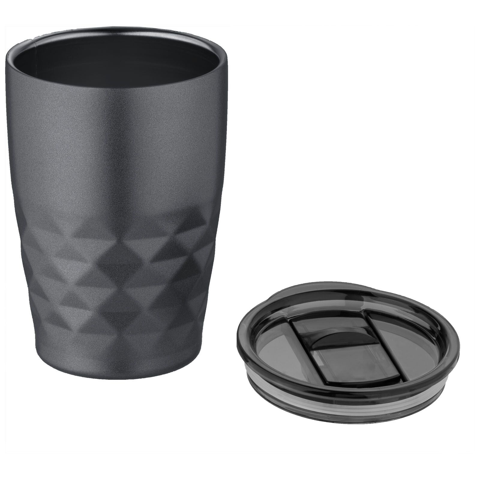 Geo 350 ml Kupfer-Vakuum Isolierbecher - grau-685