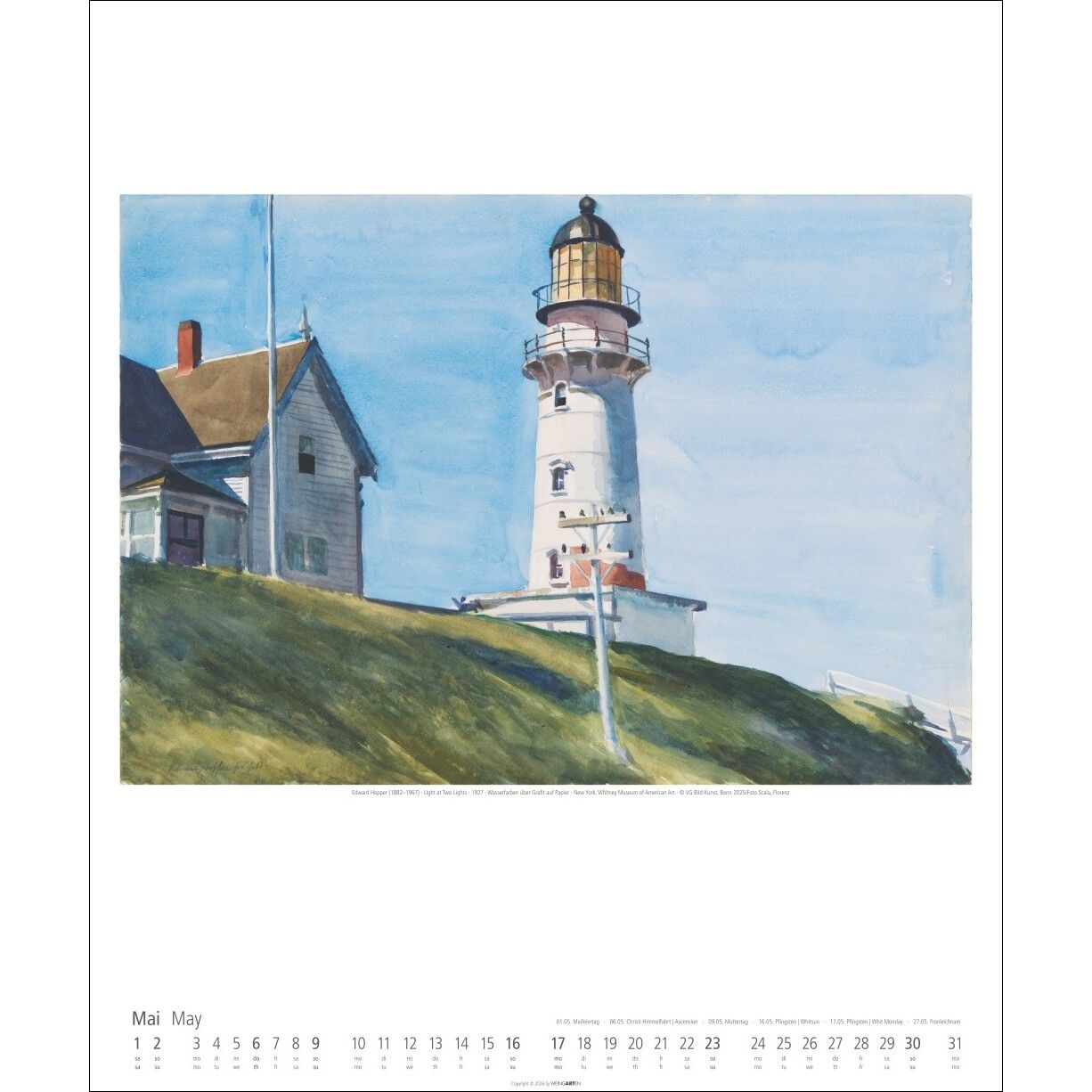 Edward Hopper - Kunst & Kultur Kalender-133