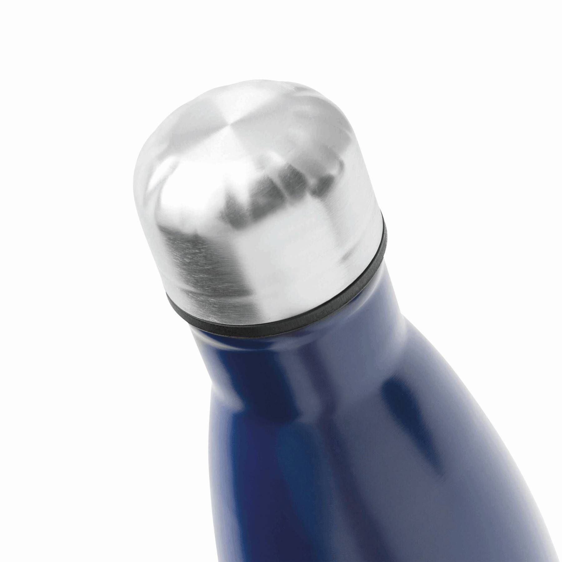 Vakuum-Trinkflasche GOLDEN TASTE doppelwandig - blau-353