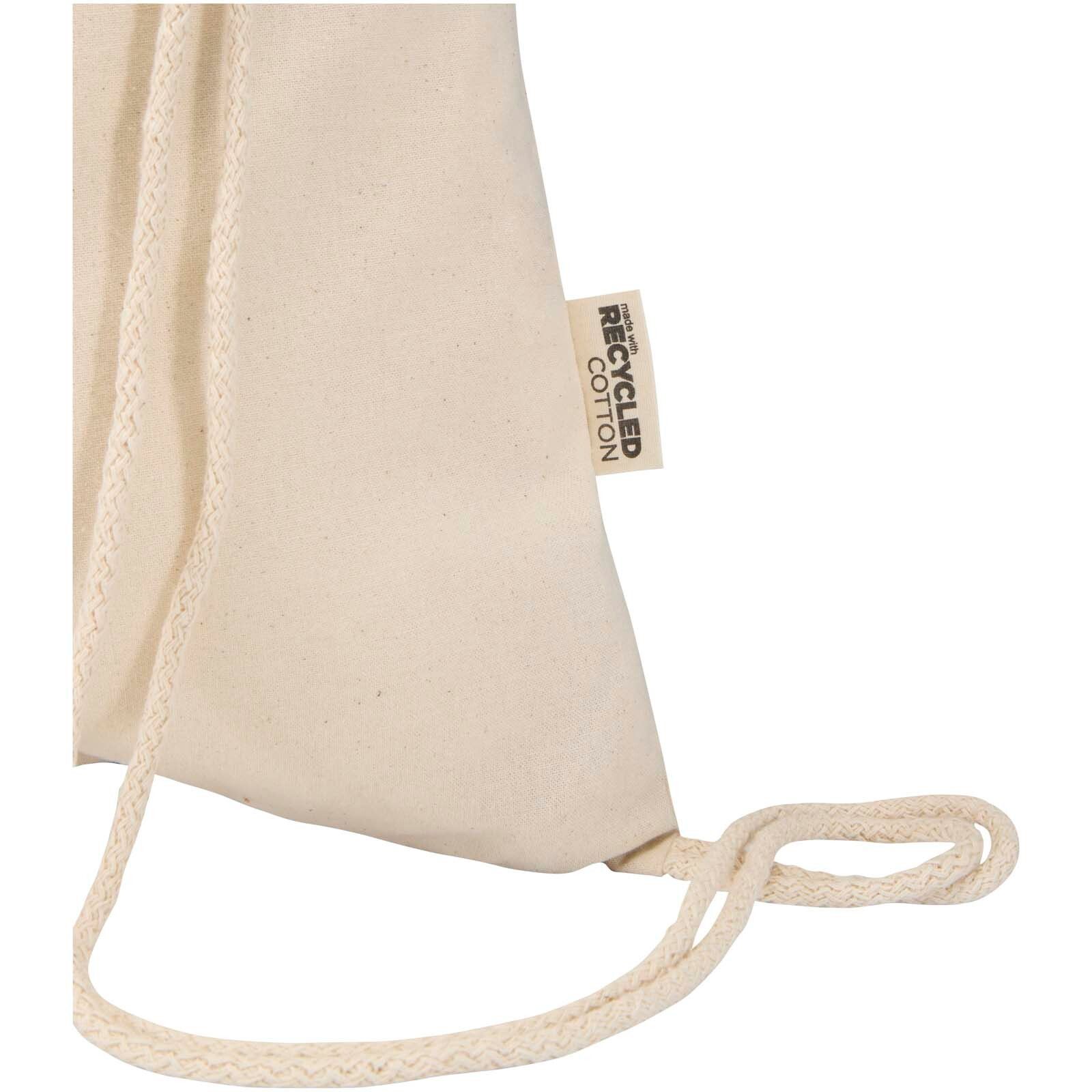 Peru Blend 180 g/m² Sportbeutel aus GRS recycelter Baumwolle 5L - natur-46
