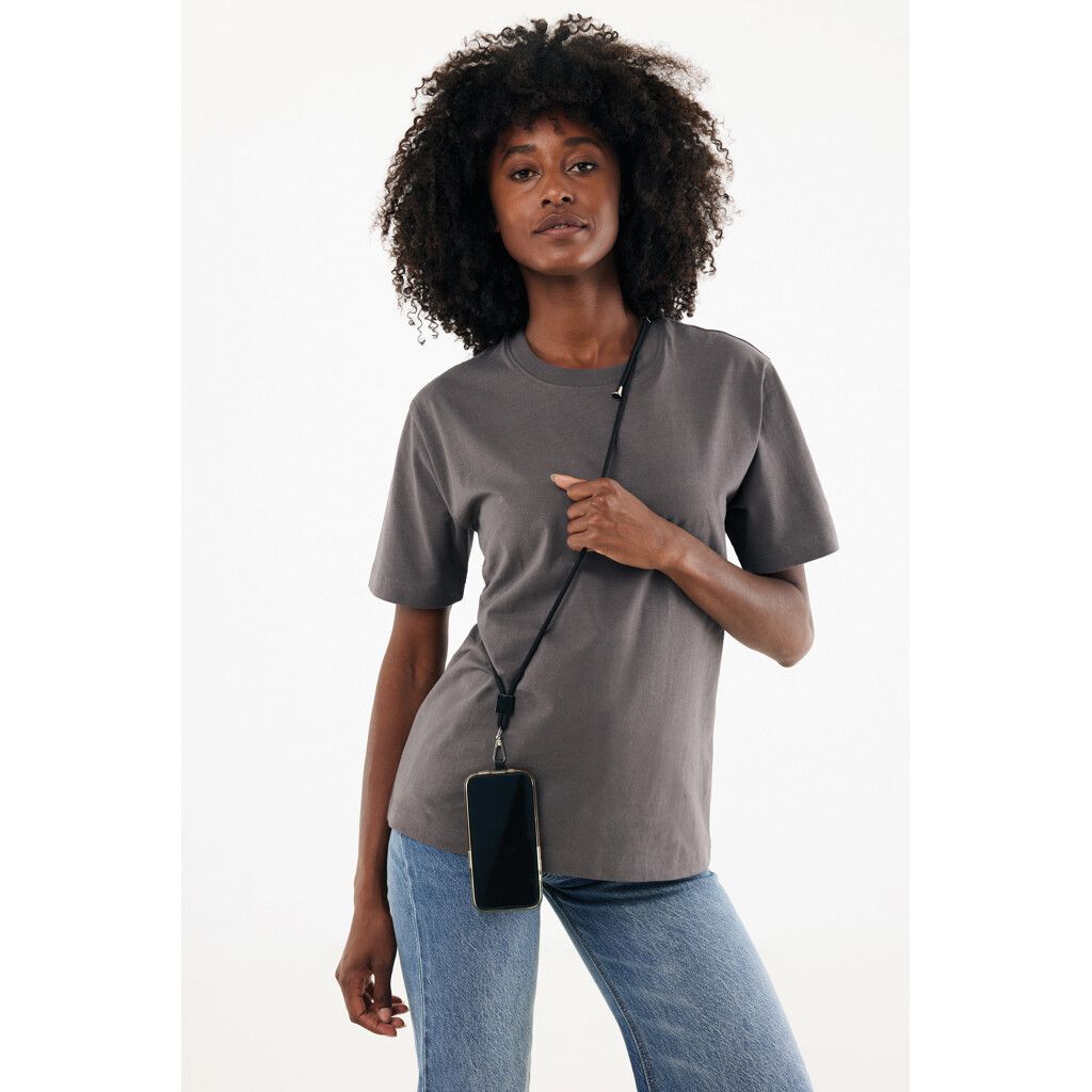 CarryLoop verstellbares Handyband aus RCS rec. PET - schwarz-309