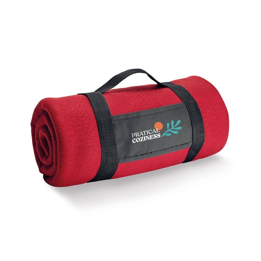 THORPE Fleecedecke (180 g/m²) mit abnehmbarem Griff - königsblau-537